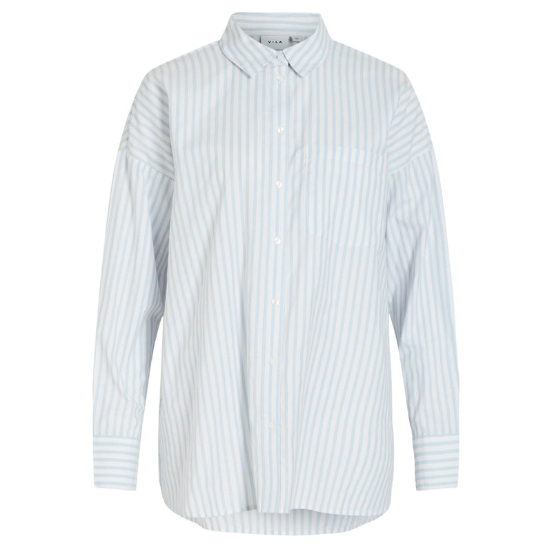 VILA VILA dam skjorta VIDARMA Shirt Kentucky blue