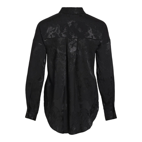 VILA VILA dam skjorta VISASSAN Shirt Black Beauty