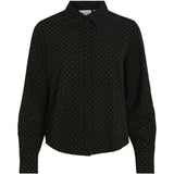 VILA VILA dam skjorta VISIMILETTA Restudsalg Black Beauty