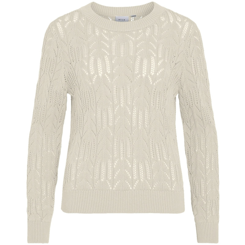 VILA VILA dam stickad tröja VICOTTI Knit Birch