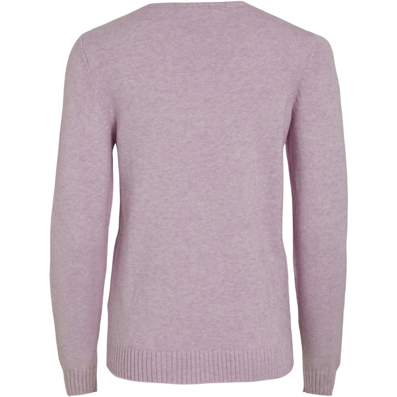VILA VILA dam stickad tröja VIRIL Knit Winsome Orchid MELANGE