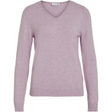 VILA VILA dam stickad tröja VIRIL Knit Winsome Orchid MELANGE