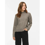 VILA VILA dam stickning VIAYLIN Knit Falcon WHITE BINDER