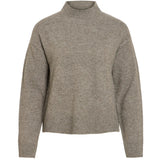 VILA VILA dam stickning VIAYLIN Knit Falcon WHITE BINDER