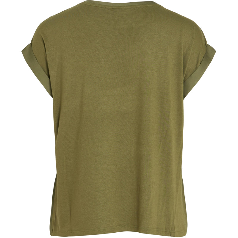 VILA VILA dam top VIELLETTE Top Capulet Olive