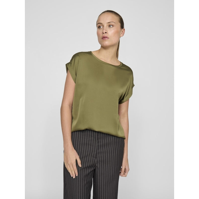 VILA VILA dam top VIELLETTE Top Capulet Olive