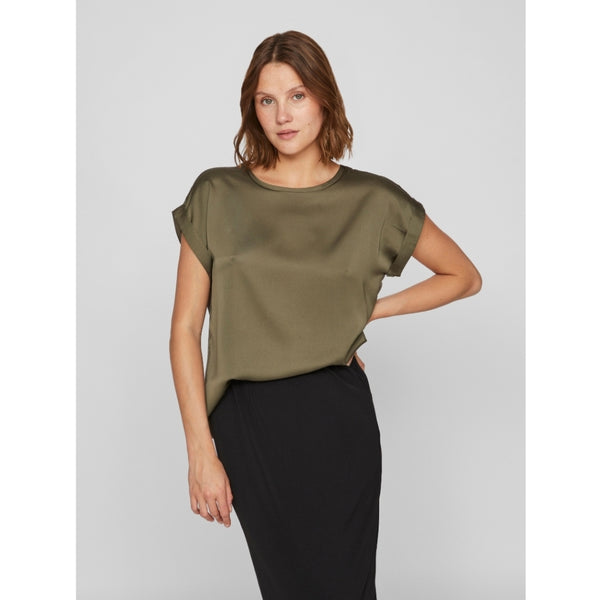 VILA VILA dam top VIELLETTE Top Dusty Olive