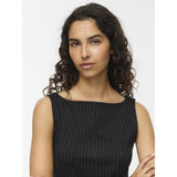 VILA VILA dam topp VIMASTRIBA Top Black Beauty PINSTRIPE