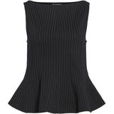 VILA VILA dam topp VIMASTRIBA Top Black Beauty PINSTRIPE
