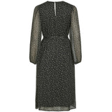 VILA VILA dam klänning VIFALIA Dress Black Beauty Ika