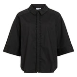 VILA VILA dame skjorte VILARA Shirt Black