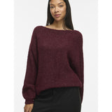 VILA VILA dame strik VIMARLEY Knit PORT ROYALE MELANGE