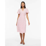VILA VILA dam klänning VILOVIE Dress Cherry Blossom FLOWER
