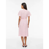 VILA VILA dam klänning VILOVIE Dress Cherry Blossom FLOWER