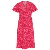 VILA VILA dam klänning VILOVIE Dress Hibiscus BIS