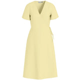 VILA VILA dam klänning VILOVIE Dress Pastel Yellow