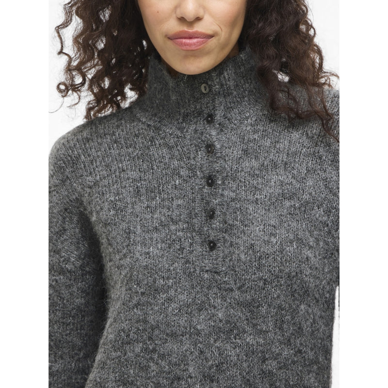 VILA VILA damklänning VINYNNI Dress Dark grey melange