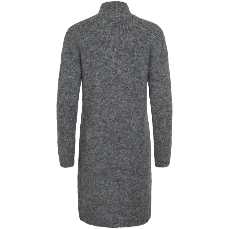 VILA VILA damklänning VINYNNI Dress Dark grey melange