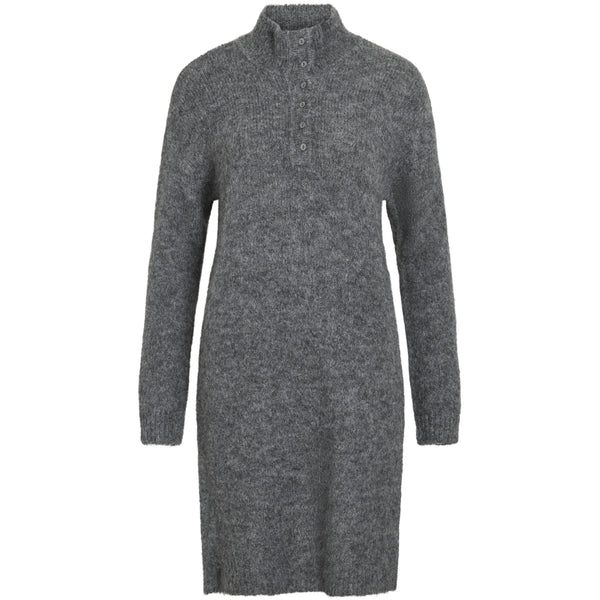VILA VILA damklänning VINYNNI Dress Dark grey melange