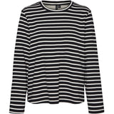 Vero Moda VMMATHILDE LS T-SHIRT D1 Blouse Black White Stripes