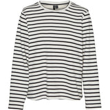 Vero Moda VMMATHILDE LS T-SHIRT D1 Blouse White BLACK STRIPES