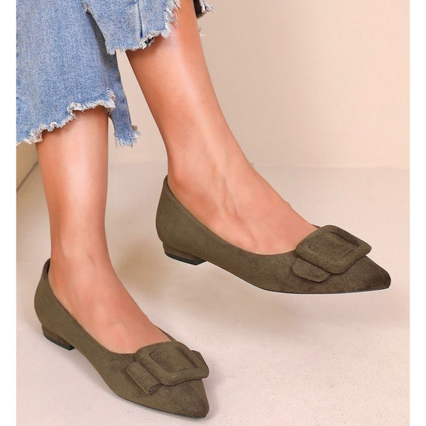 SHOES Vela dam ballerinaskor H8-1030E Shoes Green