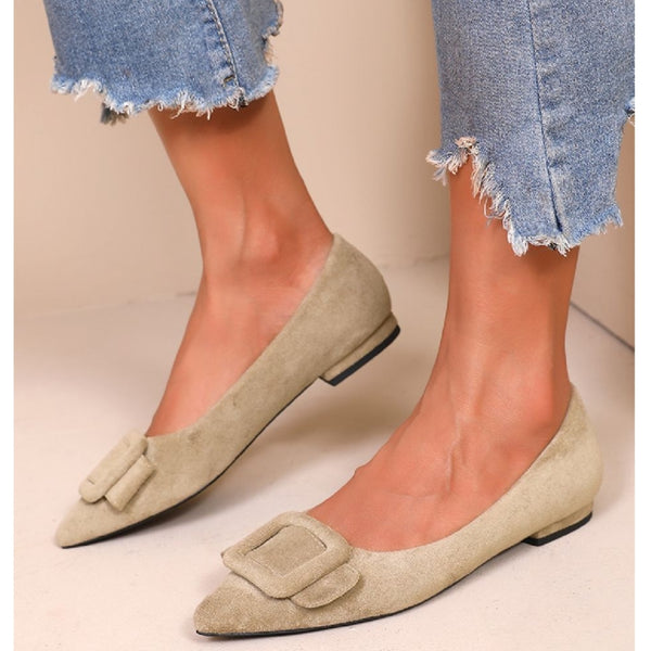SHOES Vela dam ballerinaskor H8-1030E Shoes Kaki