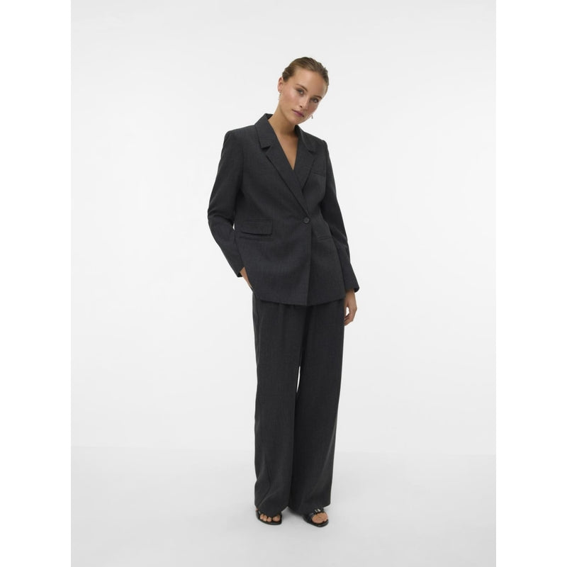 Vero Moda Vero Moda Dam Kavaj VMBESTIE Blazer Dark grey melange