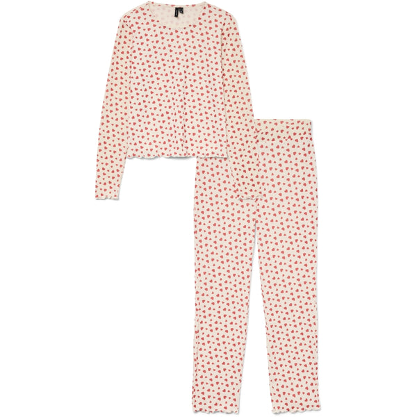 Vero Moda Vero Moda Dam Pyjamas Set JUL XMAS VMPIPPA Nightwear Birch AOP:MILA
