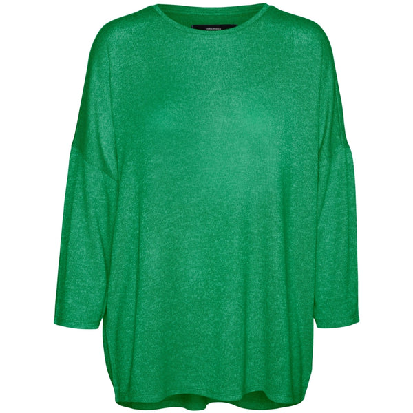 Vero Moda Vero Moda dam VMBRIANNA Pullover Bright green w. birch melange