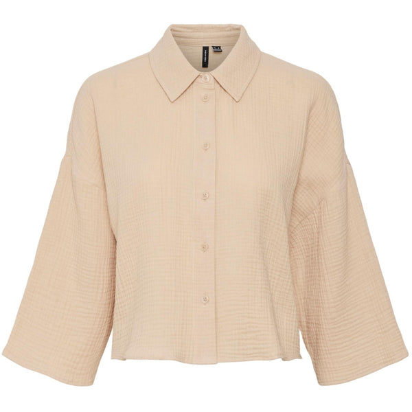 Vero Moda Vero Moda dam VMNATALI Shirt Irish Cream