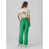 Vero Moda Vero Moda dam VMQUEENY LONG PANTS WVN GA Restudsalg Bright Green