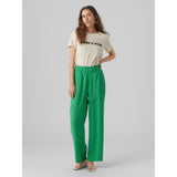 Vero Moda Vero Moda dam VMQUEENY LONG PANTS WVN GA Restudsalg Bright Green