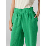Vero Moda Vero Moda dam VMQUEENY LONG PANTS WVN GA Restudsalg Bright Green