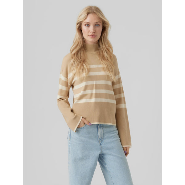 Vero Moda Vero Moda dam blus VMHAPPINESS Restudsalg Irish Cream W. BIRCH