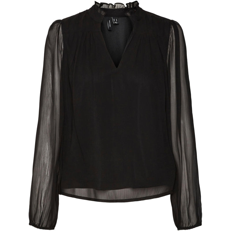 Vero Moda Vero Moda dam blus VMKAYA Restudsalg Black