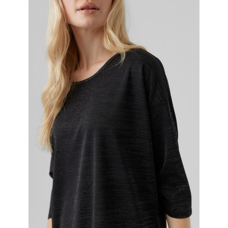 Vero Moda Vero Moda dam blus VMMALENA Restudsalg Black Black lurex