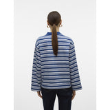 Vero Moda Vero Moda dam blus VMMAREN Blouse Navy Peony Snow White