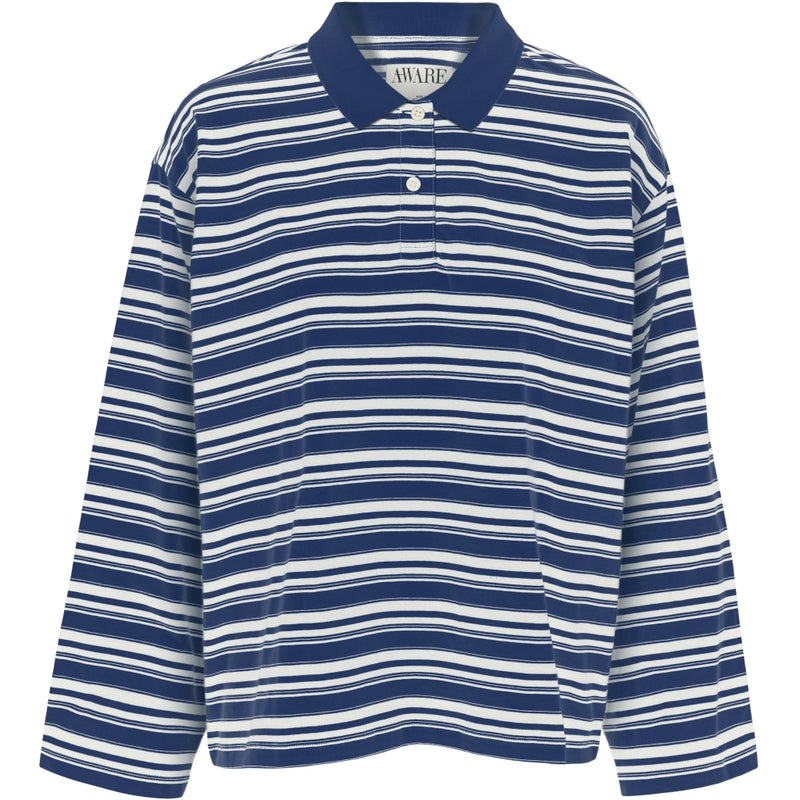 Vero Moda Vero Moda dam blus VMMAREN Blouse Navy Peony Snow White