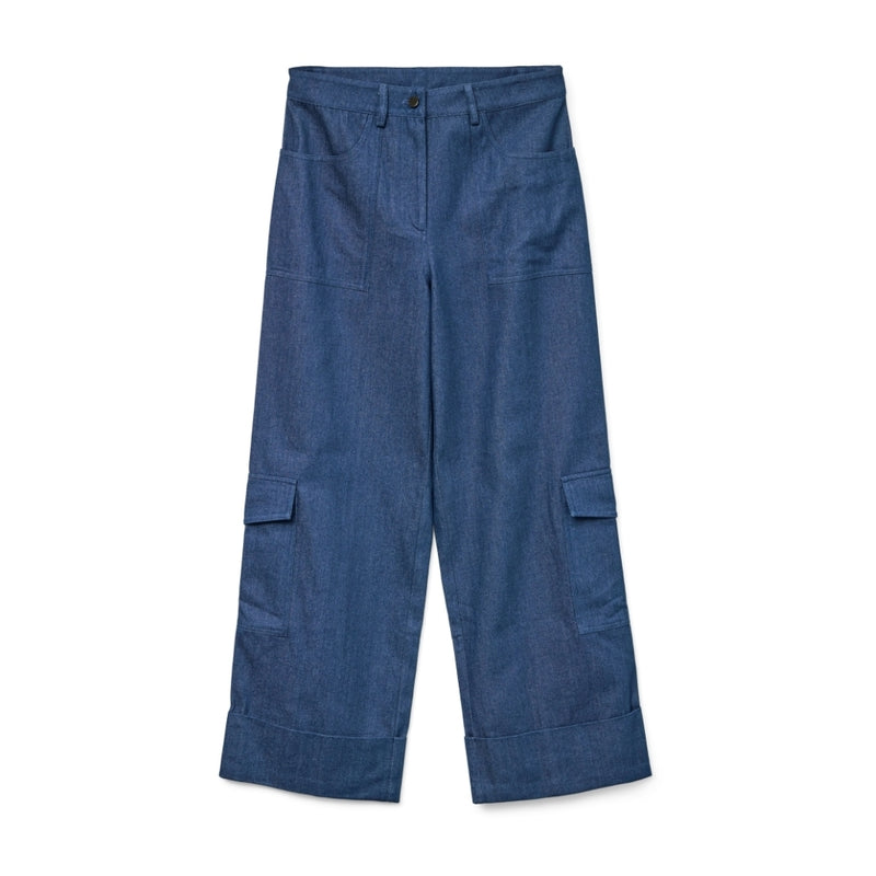 Vero Moda Vero Moda dam byxar VMCARLA Pant Blue Indigo