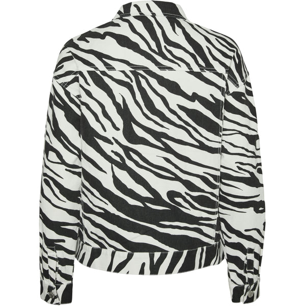 Vero Moda Vero Moda dam jacka VMBELLE Jacket Bright White Black Zebra