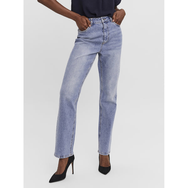 Vero Moda Vero Moda dam jeans VMDREW Restudsalg Light Blue Denim