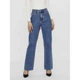 Vero Moda Vero Moda dam jeans VMKITHY Restudsalg Medium blue denim