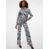 Vero Moda Vero Moda dam jeans VMTESSA Jeans Bright White BLACK Z EBRA