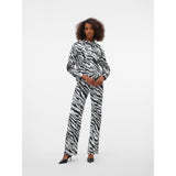 Vero Moda Vero Moda dam jeans VMTESSA Jeans Bright White BLACK Z EBRA