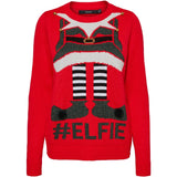 Vero Moda Vero Moda dam jultröja VMNEWELFIEGIRL Restudsalg Red