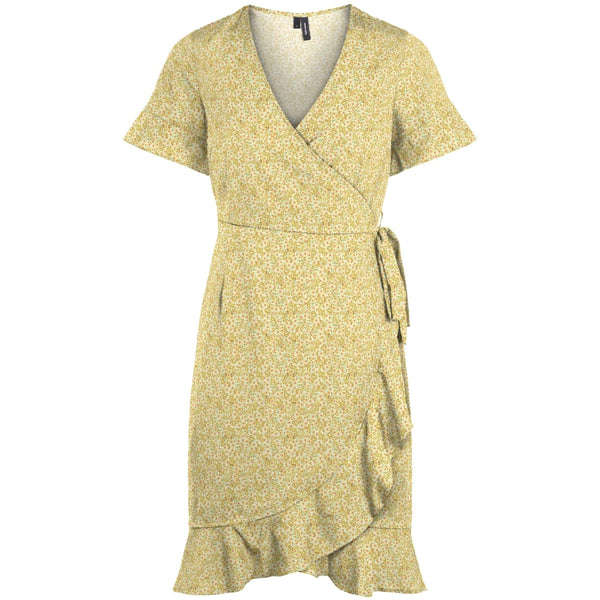 Vero Moda Vero Moda dam klänningVMHENNA Restudsalg Birch Yellow Hollo