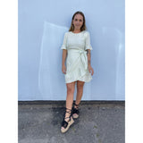 Vero Moda Vero Moda dam klänningVMHENNA Restudsalg Pastel Green mini henna vic