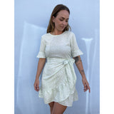 Vero Moda Vero Moda dam klänningVMHENNA Restudsalg Pastel Green mini henna vic