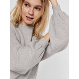 Vero Moda Vero Moda dam klänningVMNANCY Knit Light Grey Melange